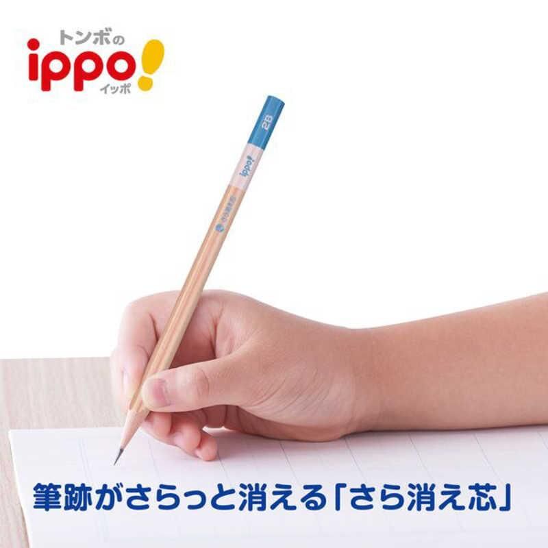 Tombow 六角軸2B鉛筆附擦膠