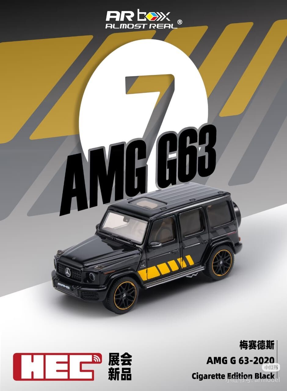 PO-$150 * AR BOX * 1:64 MERCEDES BENZ G GLASS AMG G63 2020 CIGARETTE EDITION