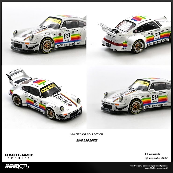 PO-$169 * INNO64 * 1:64 RWB930 #89 APPLE LIVERY