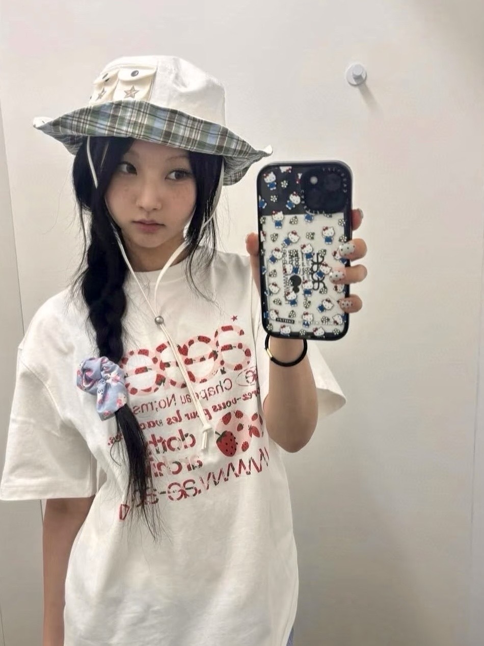 <全網瘋搶🔥> aeae WEB LOGO 草莓款短T🍓