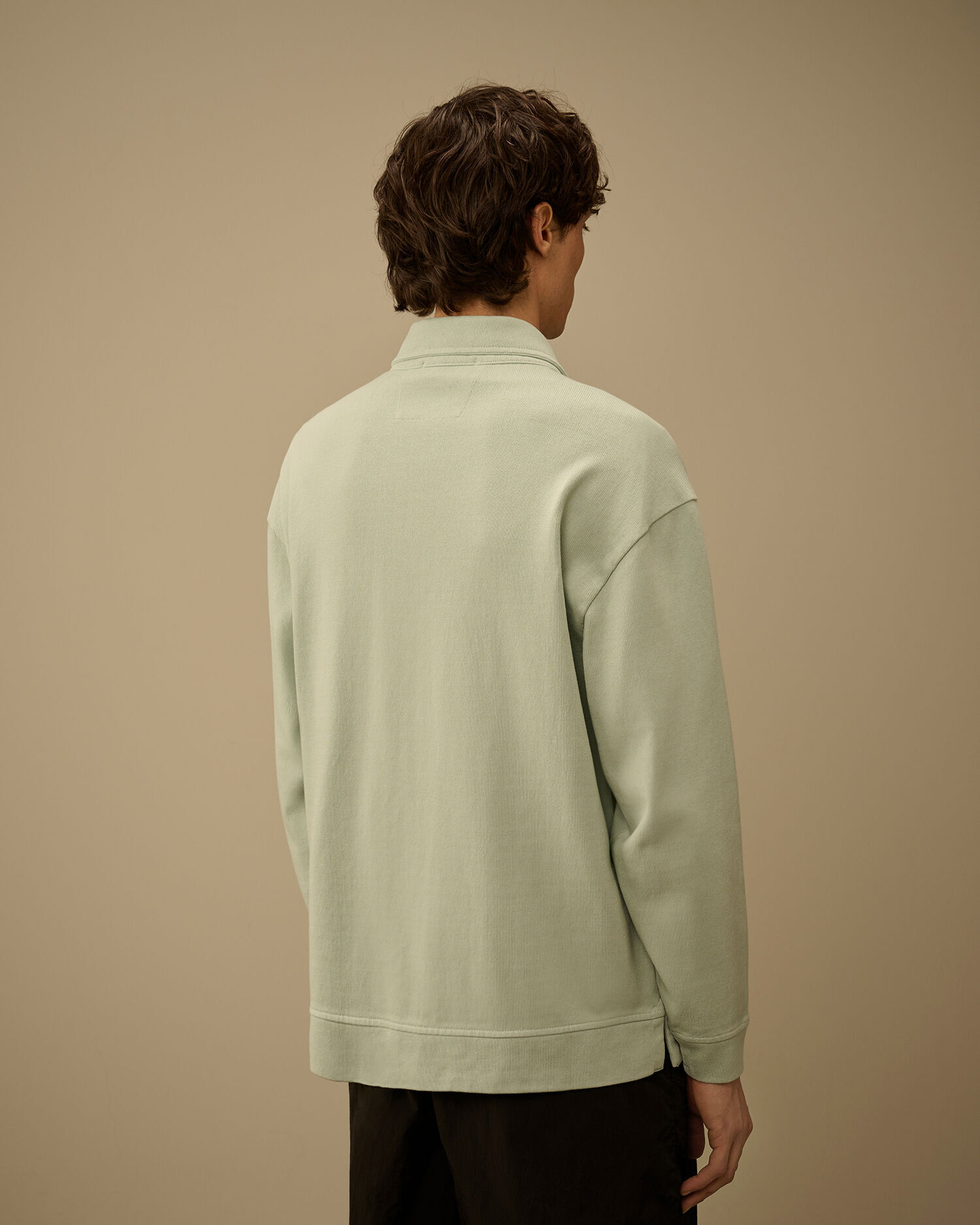 【代購】CP COMPANY 精梳棉寬版拉鍊衛衣 Boxy Zip 上衣