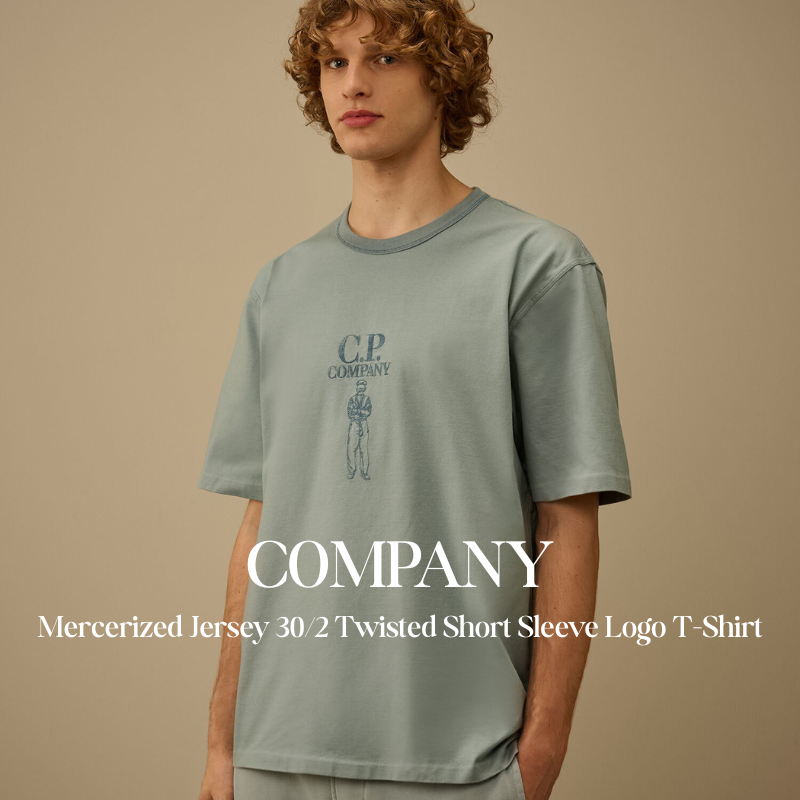 【代購】CP COMPANY 絲光棉短袖Logo T恤 30/2 雙股棉上衣