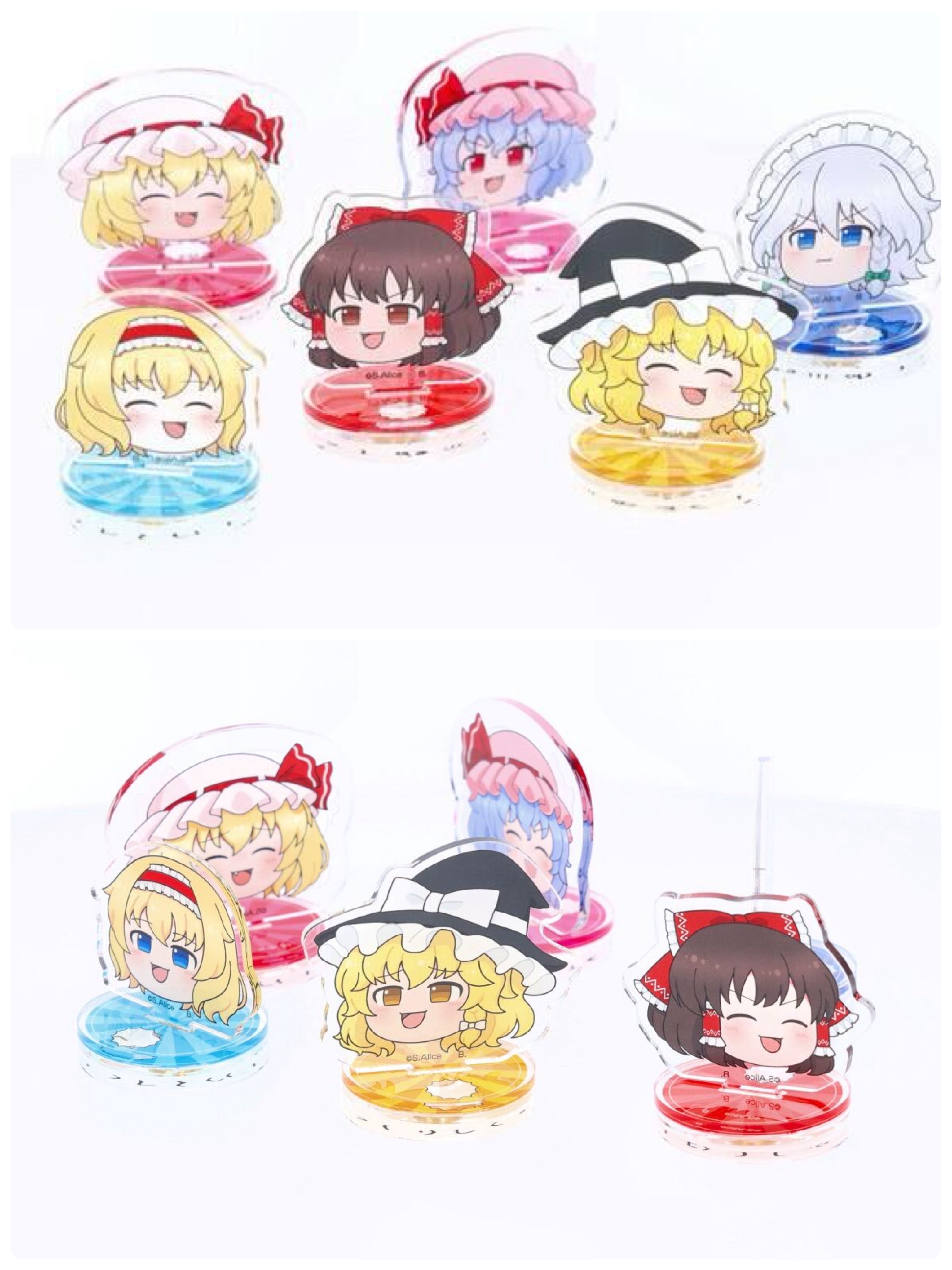 250534 Pbandai 預訂 2026/6月 東方Project　ゆっくりくるスタ～回転アクリルスタンド～