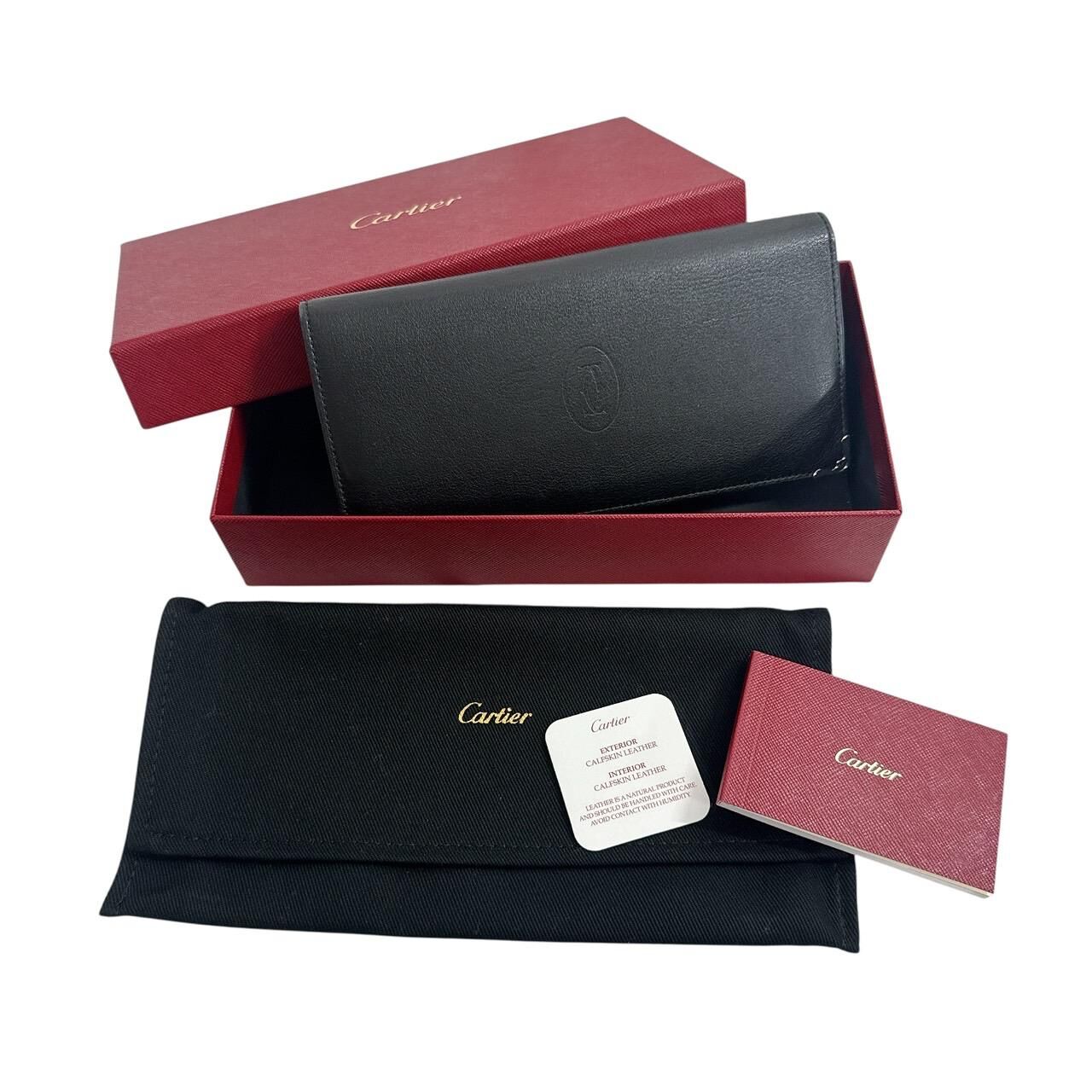 Cartier 卡地亞 小牛皮 MUST 長銀包