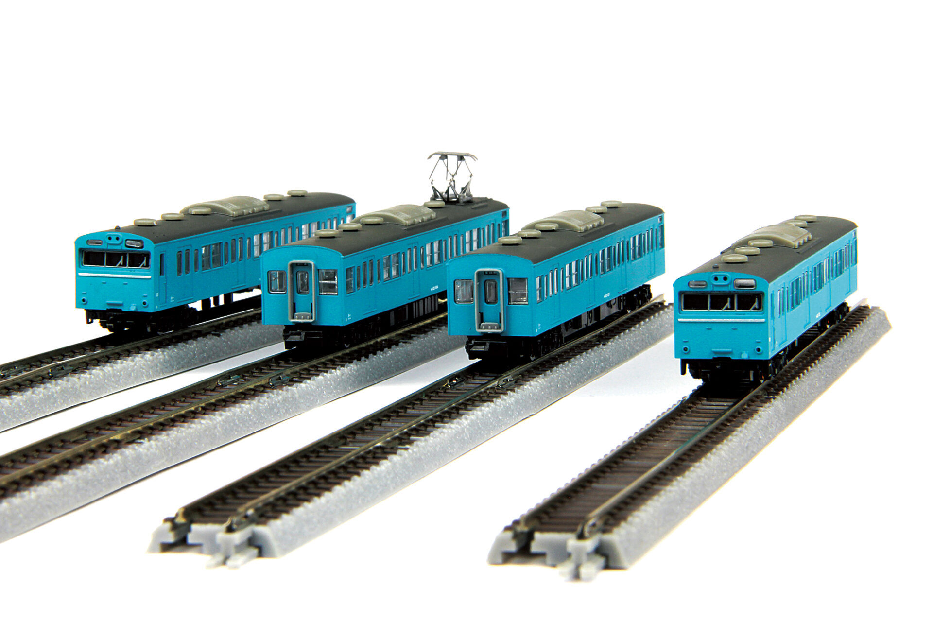 Rokuhan T022-1 Z規 日本國鐵103系天藍色京濱東北線4節車廂基本套裝