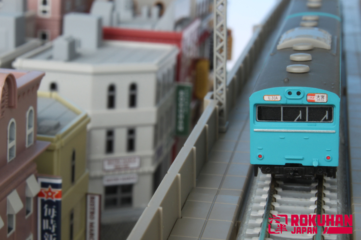 Rokuhan T022-1 Z規 日本國鐵103系天藍色京濱東北線4節車廂基本套裝