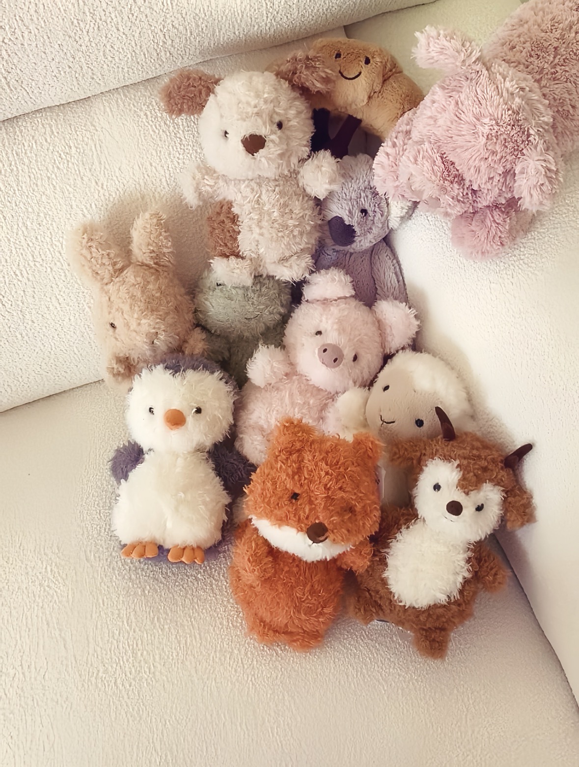 <毛茸茸軍團集合🫧> Jellycat 18cm 馴鹿/狐狸/小狗/兔子/企鵝/綿羊/小豬/青蛙