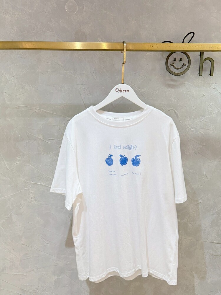 三顆藍色蘋果涼涼上衣