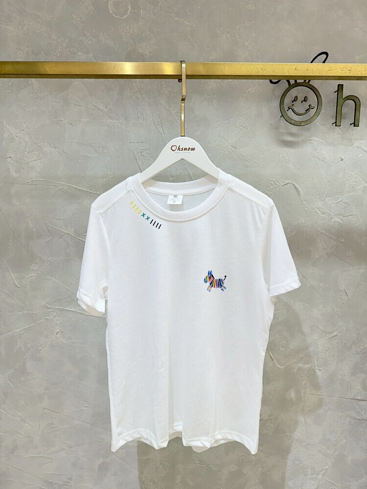 彩色小馬白色上衣