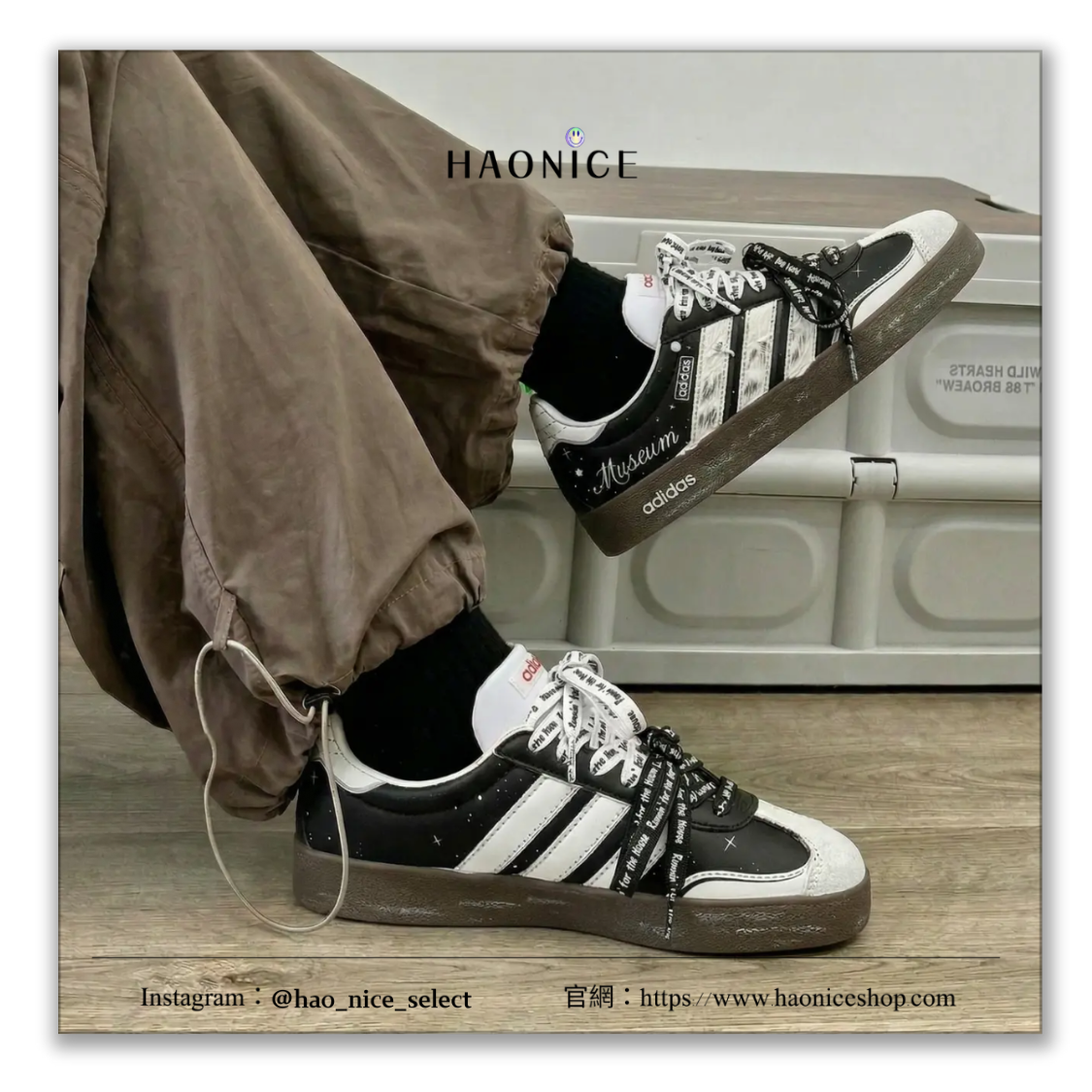 【HAO NICE】客製🎨adidas VL Court 2.0⚡️星空戀曲 黑白塗鴉 板鞋 休閒鞋 德訓鞋 假一賠十 配合legit 驗貨
