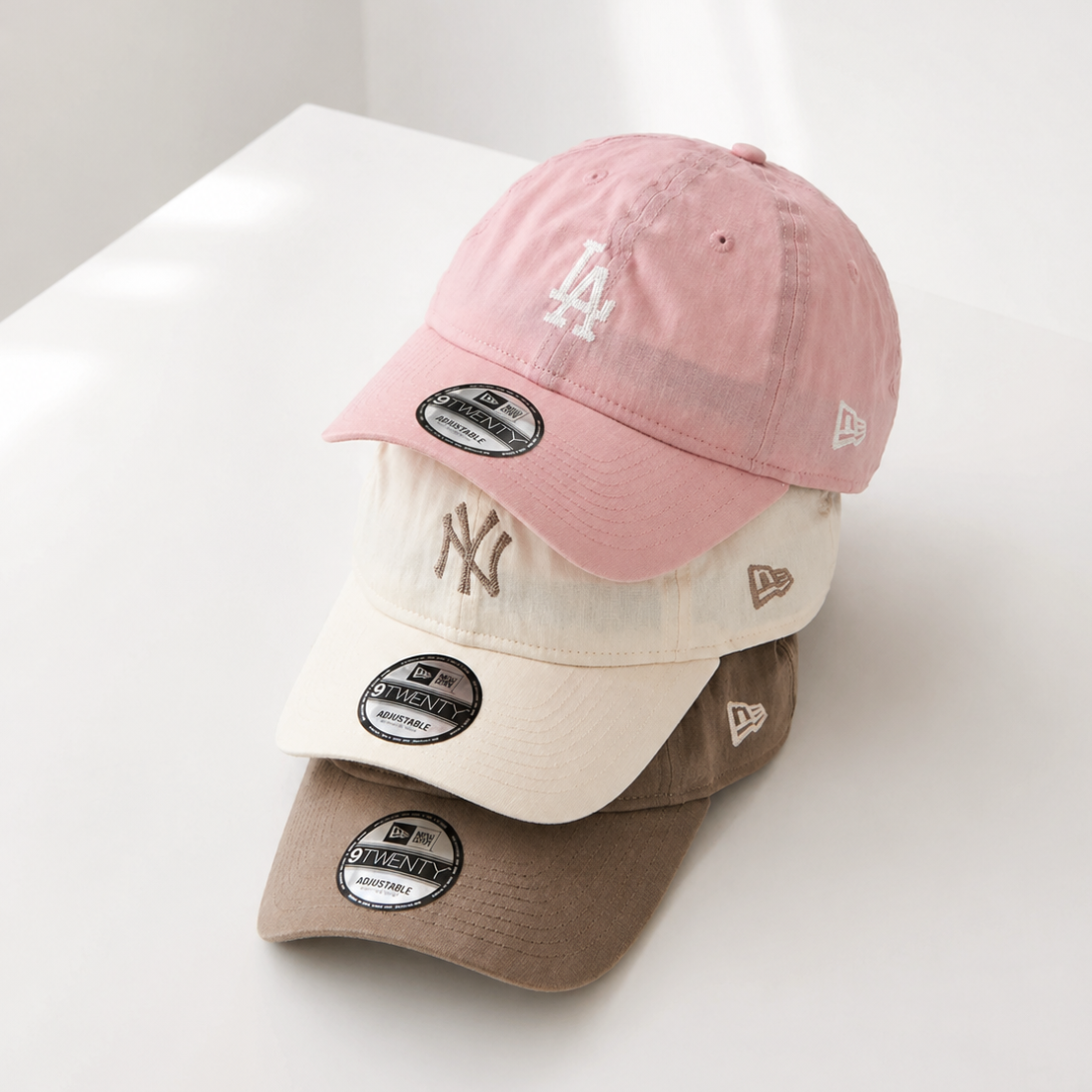 New Era 9TWENTY 夏日棉麻休閒帽