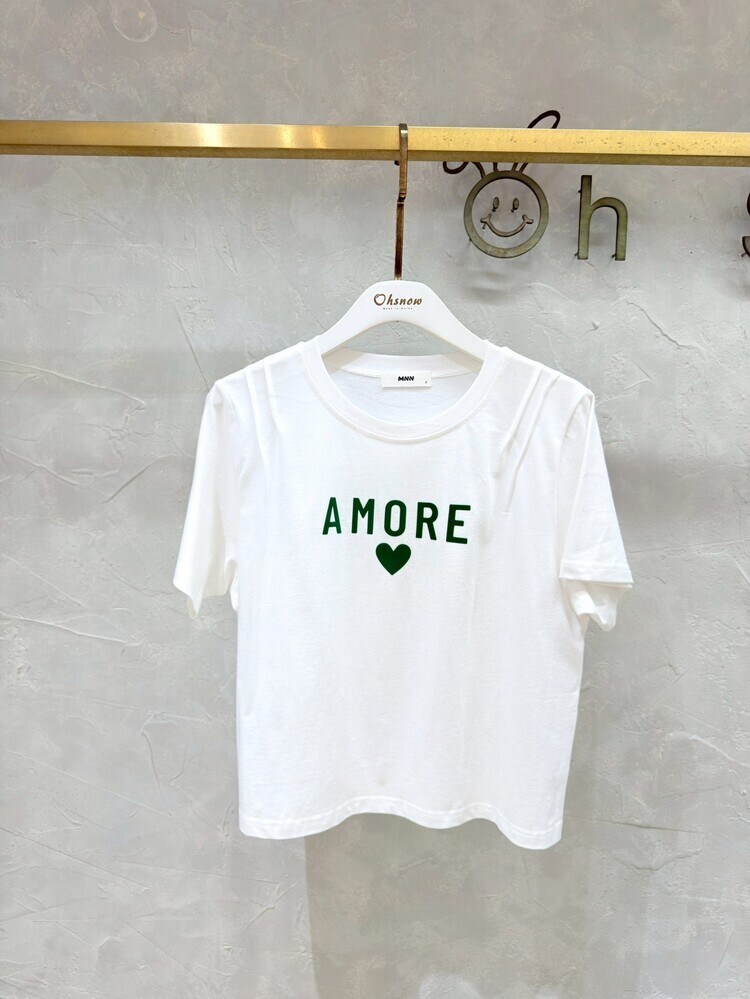 愛心AMORE愛心肩上抓皺上衣