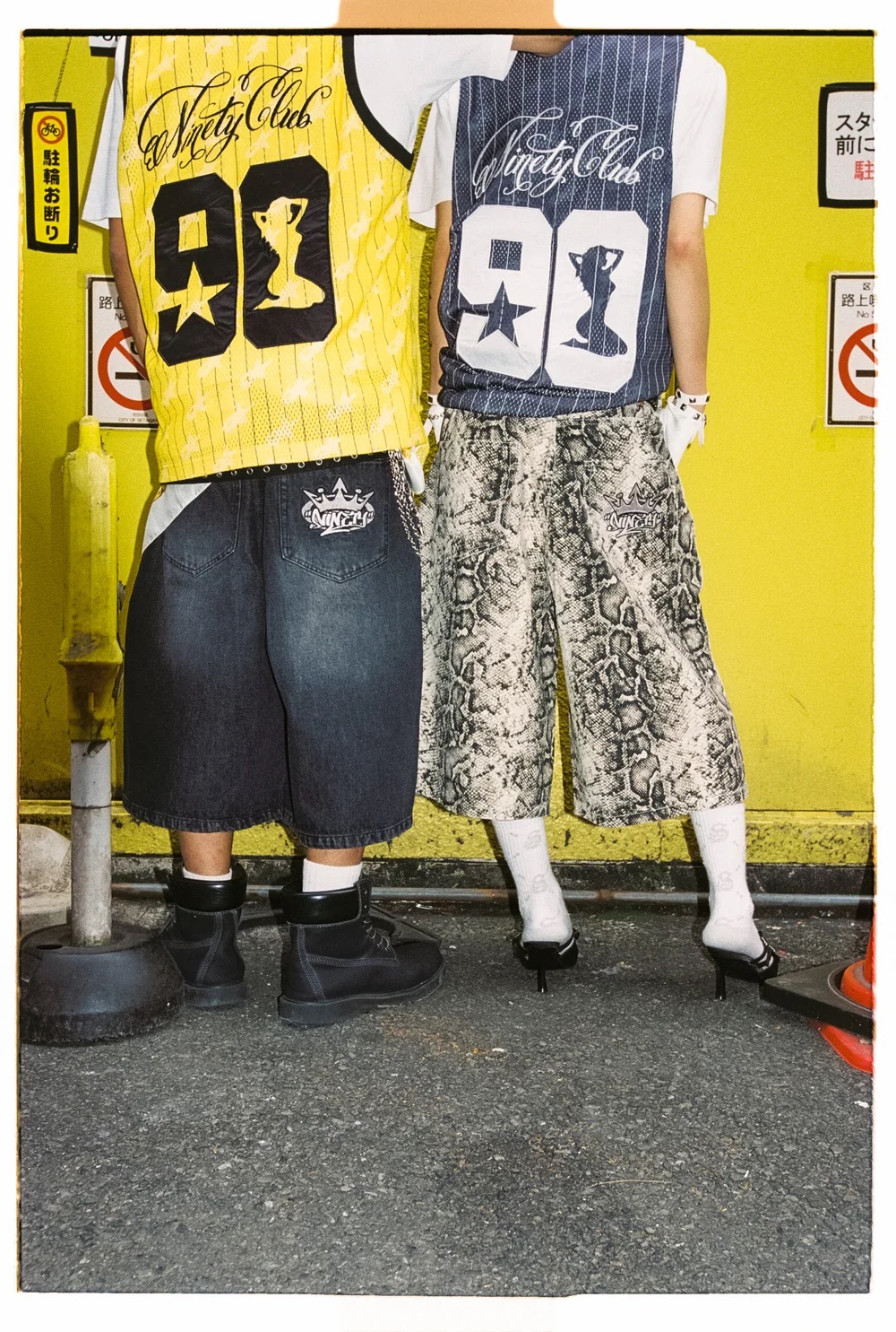 <日本限定>9090 King Logo Buggy Jorts 國王 水洗 七分褲 五色