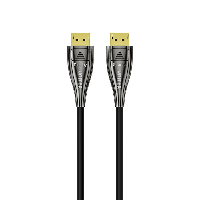 Unitek 8K 光纖 DisplayPort 2.1 連接線 20米 -C1631ABK01-20M