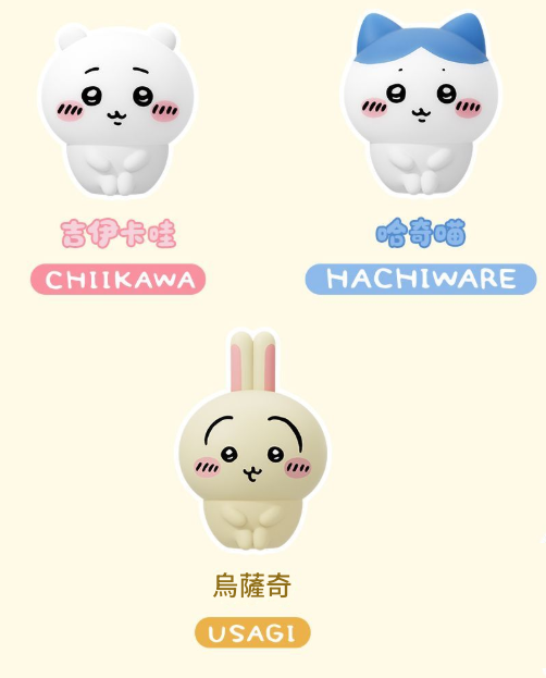 LBW-JYKW-001 - Chiikawa 可愛造型拍拍小夜燈系列