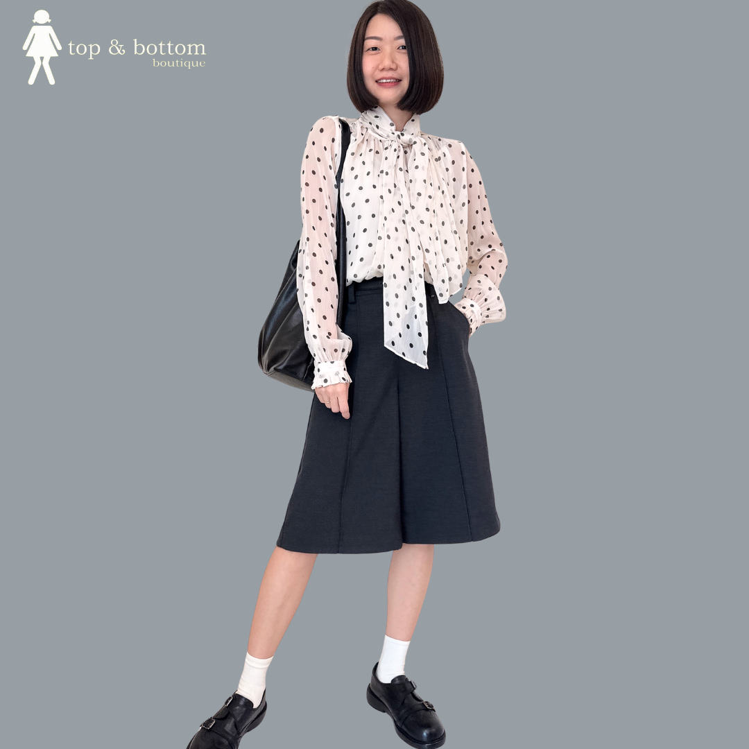 SOLID WIDE LEG LONG BERMUDA