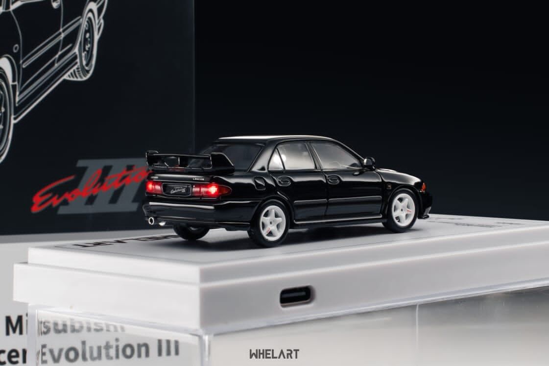 預訂:1/64 Whelart Mitsubishi Lancer Evolution 3 Black (H-003B)