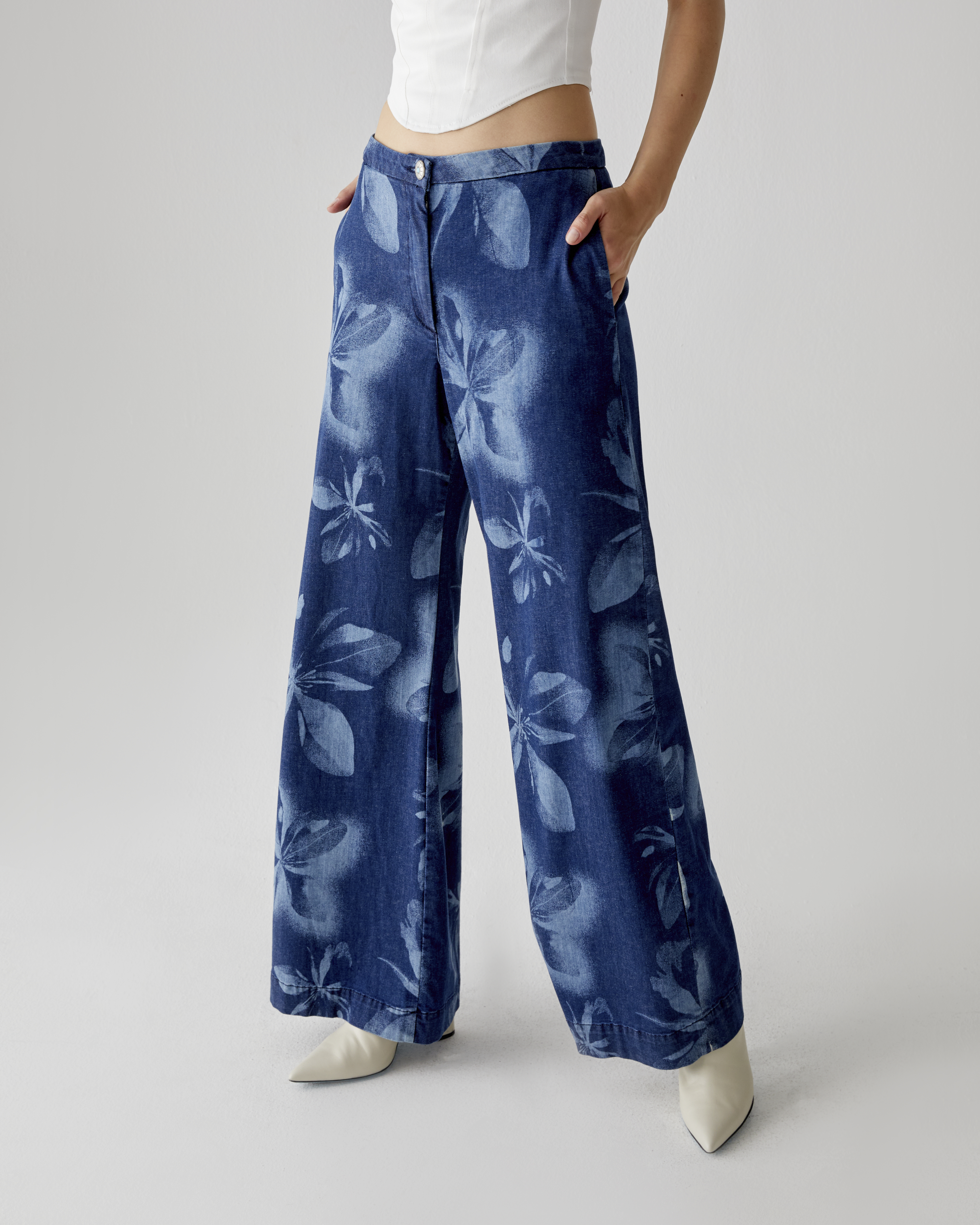 1SJ0503-010 [SHAFT JEANS] Flaire Denim #BP1D34A6624 (EU)