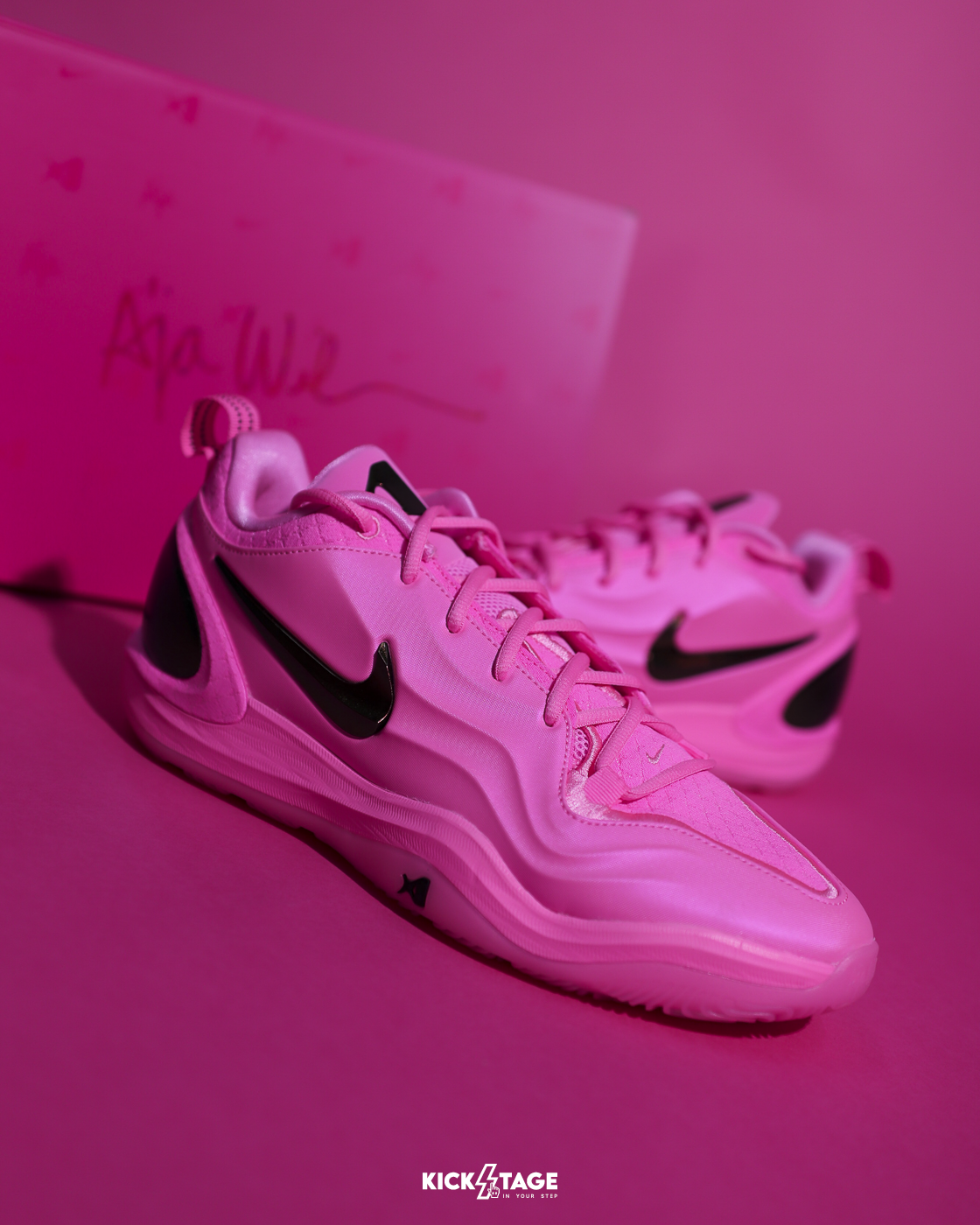 [限量售出無退換] 男女鞋 NIKE W A TWO A'JA 'Pink Shoe' 桃粉 乳腺癌 氣墊 緩震 支撐 運動 籃球鞋【IH1136-600】