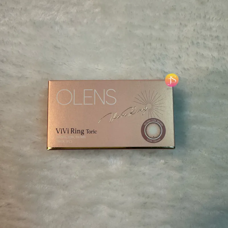 (減價)*散光*Olens Vivi Ring Monthly(Brown)(1P)