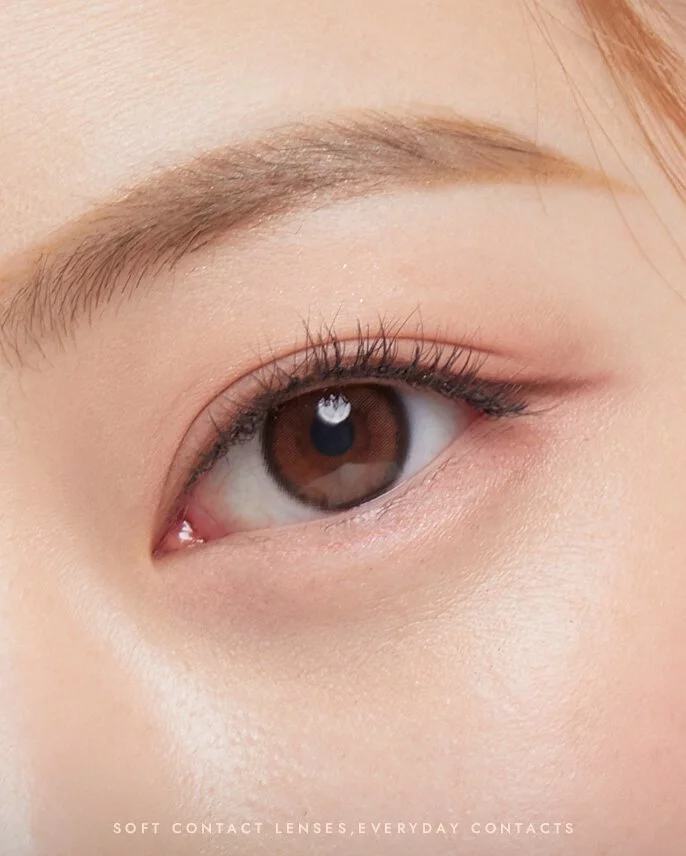 (減價)*散光*Olens Vivi Ring Monthly(Brown)(1P)