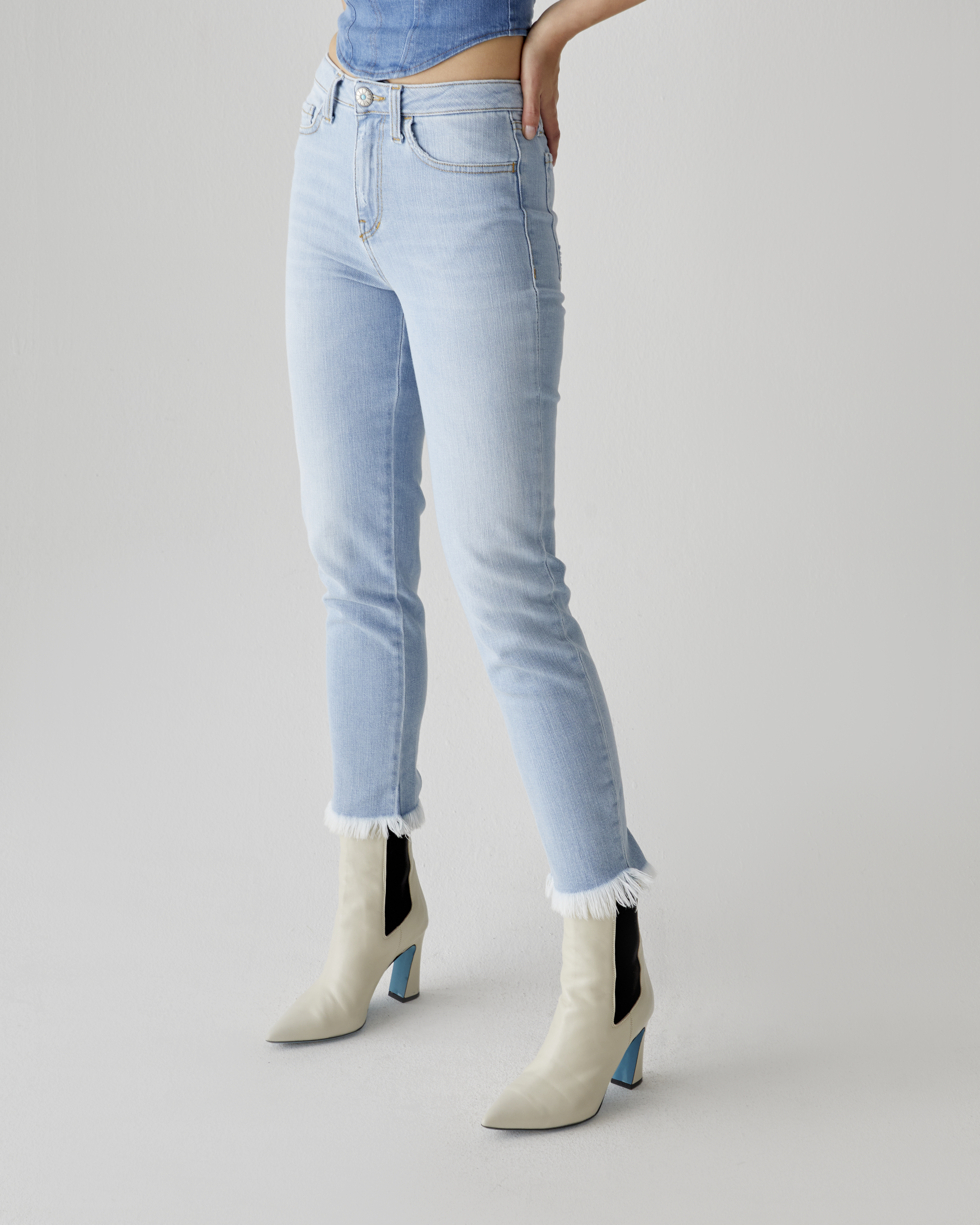 1SJ0503-005 [SHAFT JEANS] 肯亞牛仔布 #BP1D24D0998 (EU)
