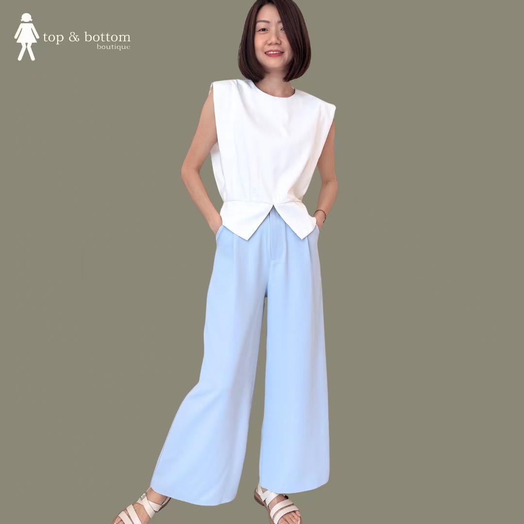 HIGH WAISTED SOFT WIDE LEG LONG PANT