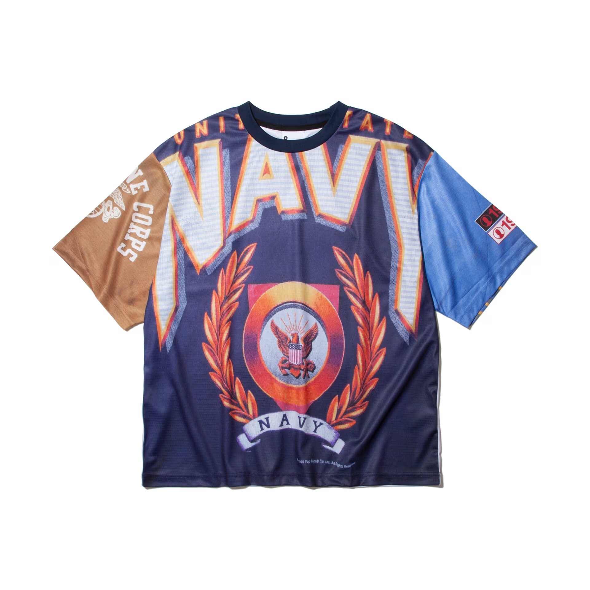 【車庫服飾】nul1.org (nu-T110) NAVY Jersey