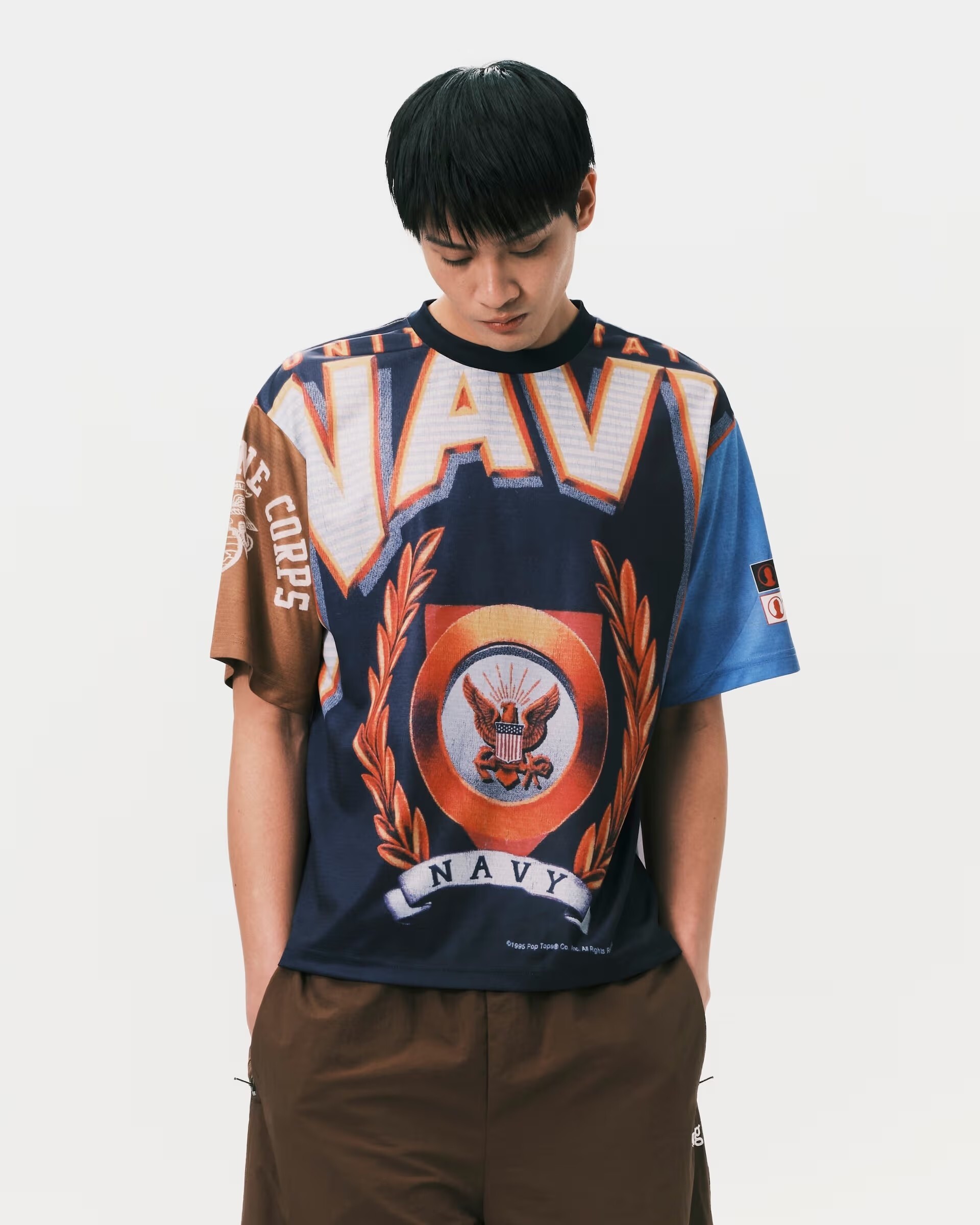 【車庫服飾】nul1.org (nu-T110) NAVY Jersey
