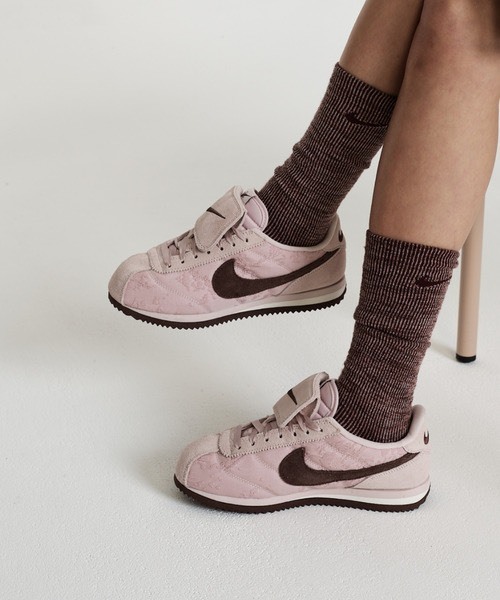 <國外折扣😍>NIKE Cortez Textile 櫻花粉棕阿甘鞋 女鞋