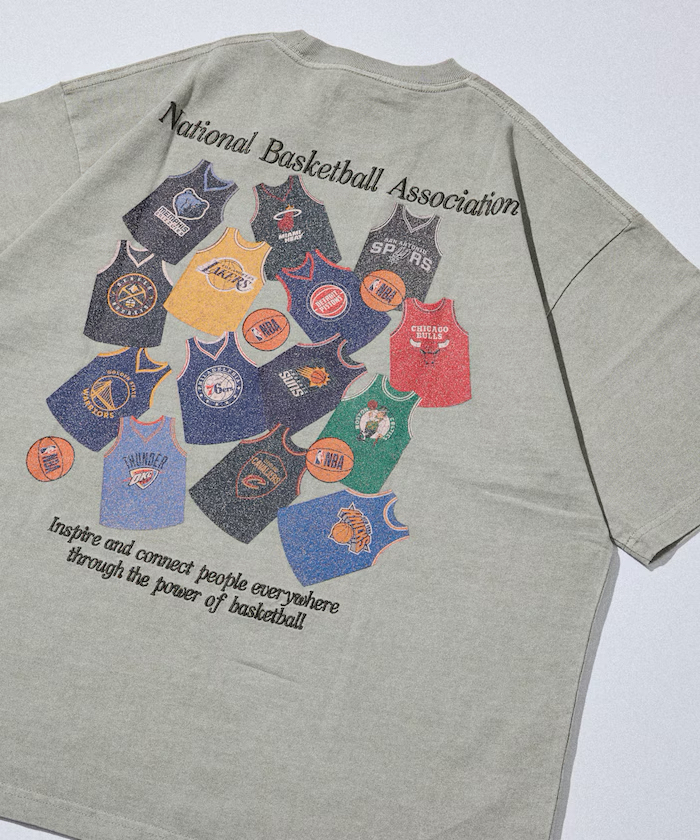 <帥炸了..>NBA x FREAK'S STORE 水洗 刺繡 球隊 背心 印花 圓領 T恤 三色