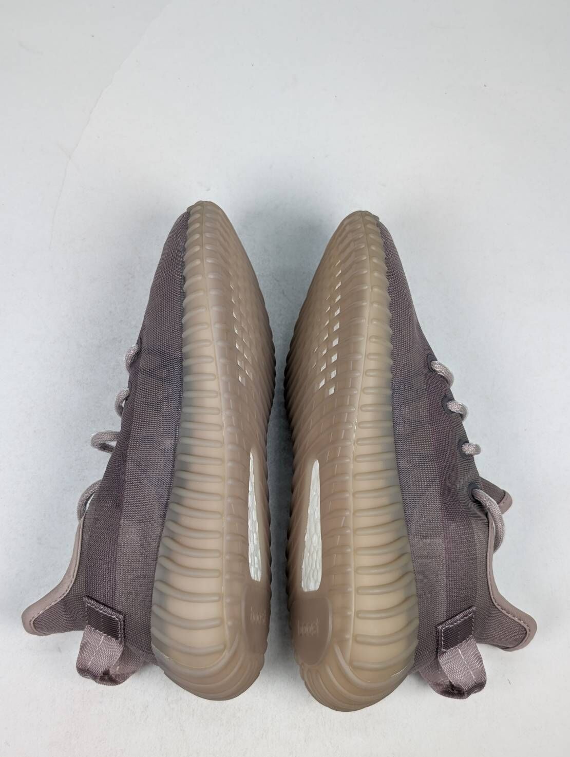 微瑕疵-左右腳鞋底色差 GW2871 24CM Adidas Yeezy Boost 350 V2 Mono Mist 歐洲限定 咖啡 透明