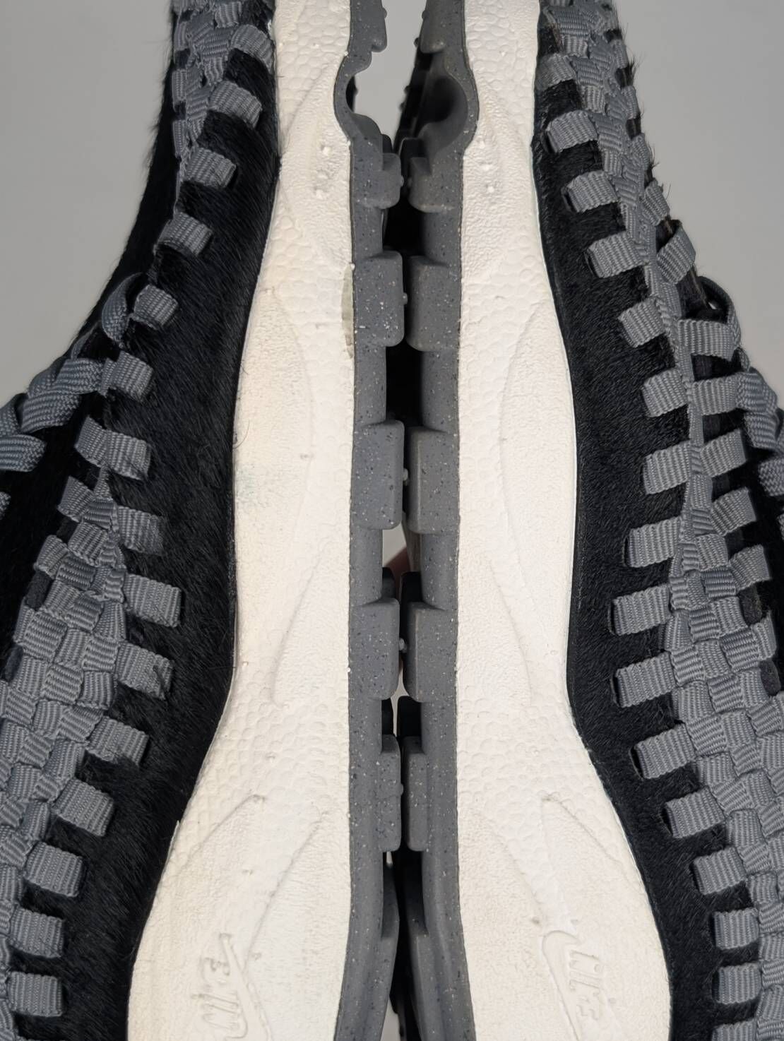 微瑕疵-左腳中底泛黃 FB1959-001 W5.5  Nike Air Footscape W " Black Smoke Grey " 煙灰 編織 女鞋 男女段