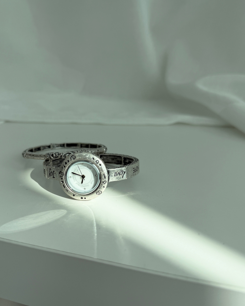 【預購】韓國代購 Grumpy Stuff 做舊 螺旋 字母手錶 Shabby Spiral Letter Watch 手錶 手環 IAN同款
