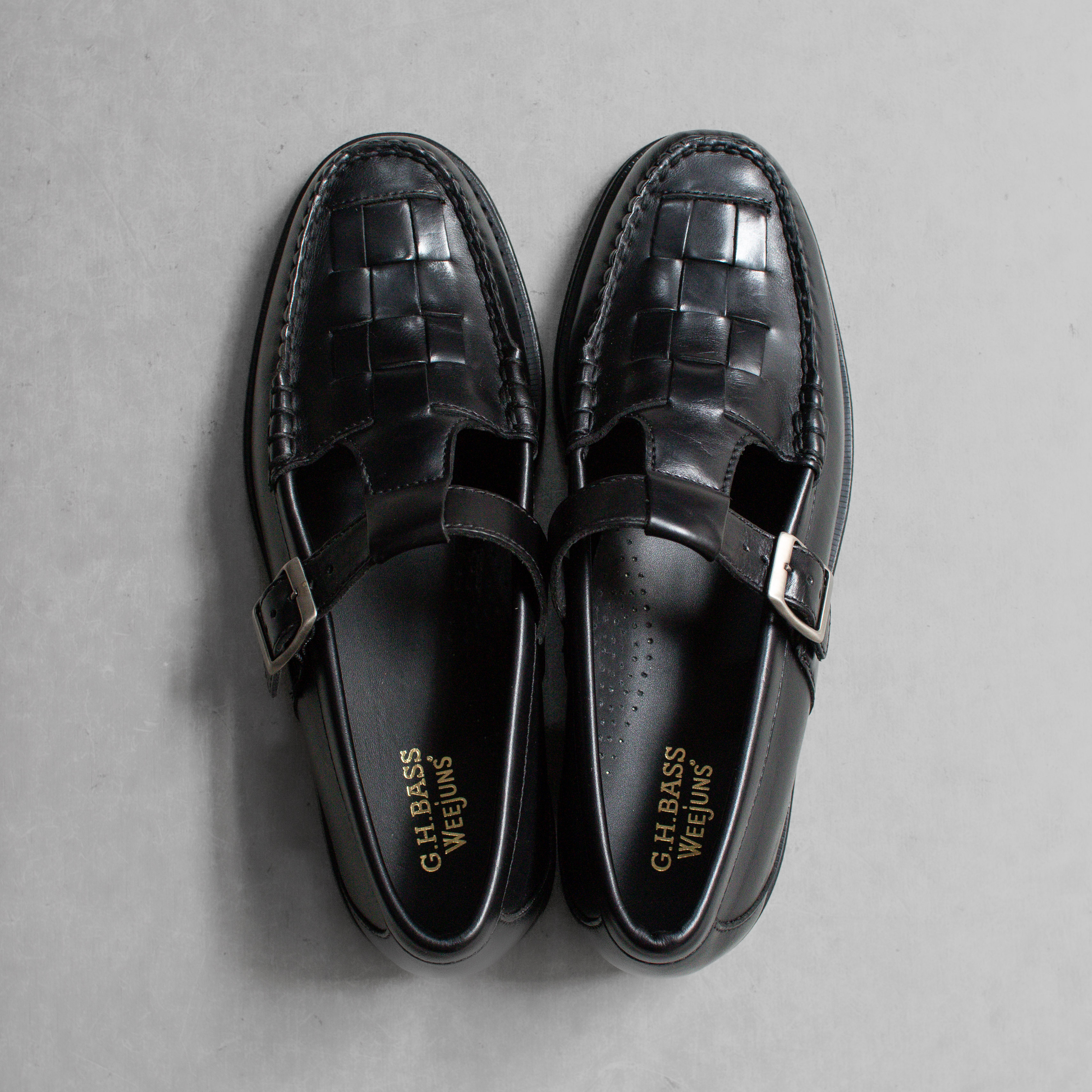MENS G.H.BASS FISHERMAN SANDALS 男鞋 牛皮 編織 涼鞋