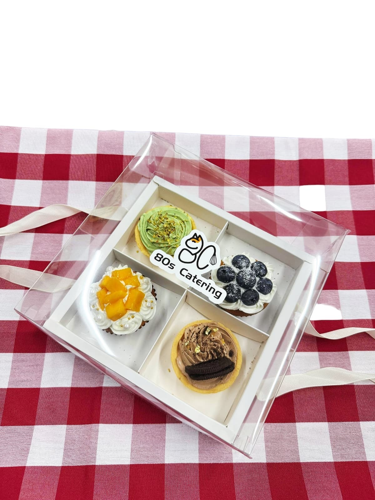 cup cake & cream tart 4set