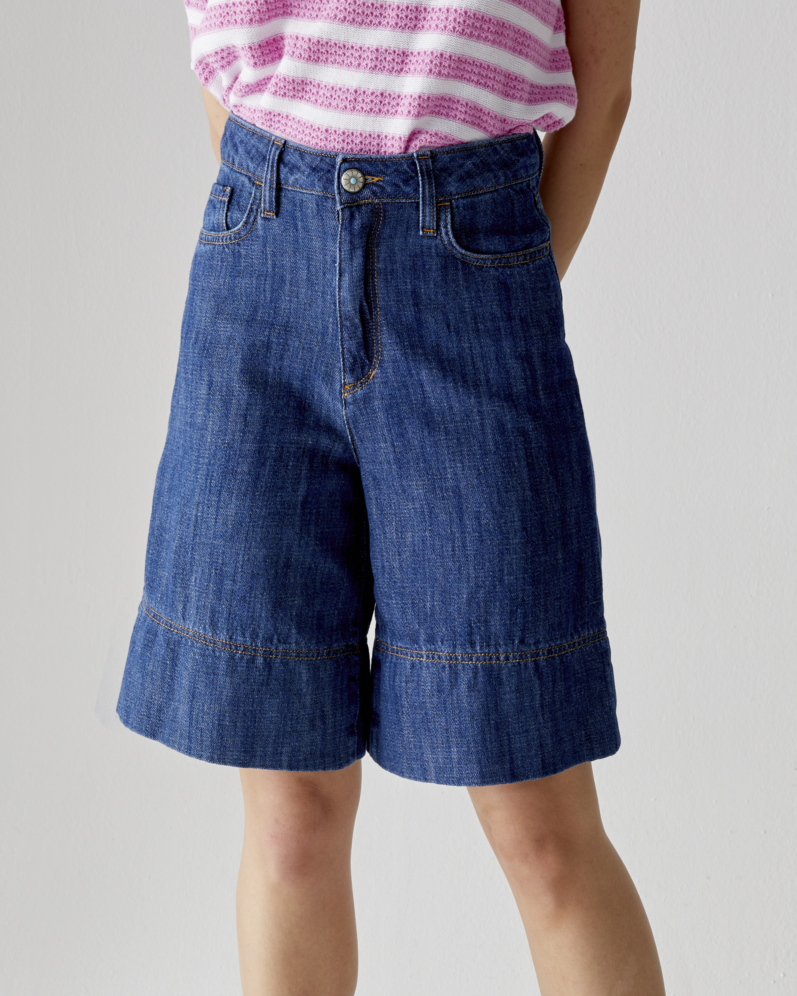 1SJ0503-035 [SHAFT JEANS] 百慕達科萊特牛仔布 #BP1DR7D5124 (EU)