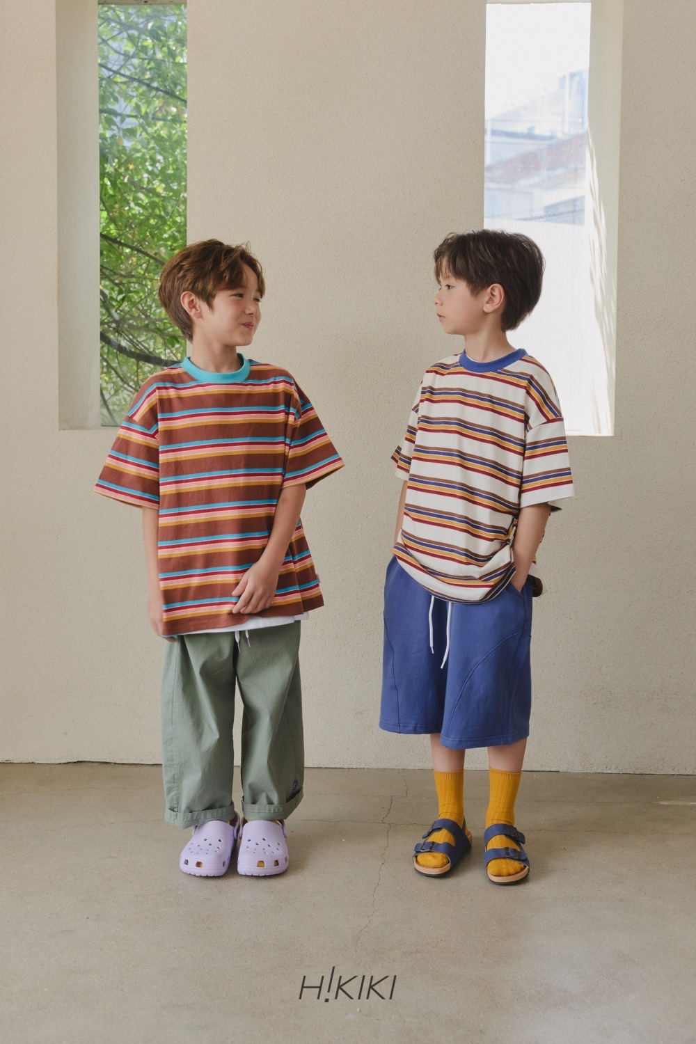 Hikiki Rainbow tee / 2色