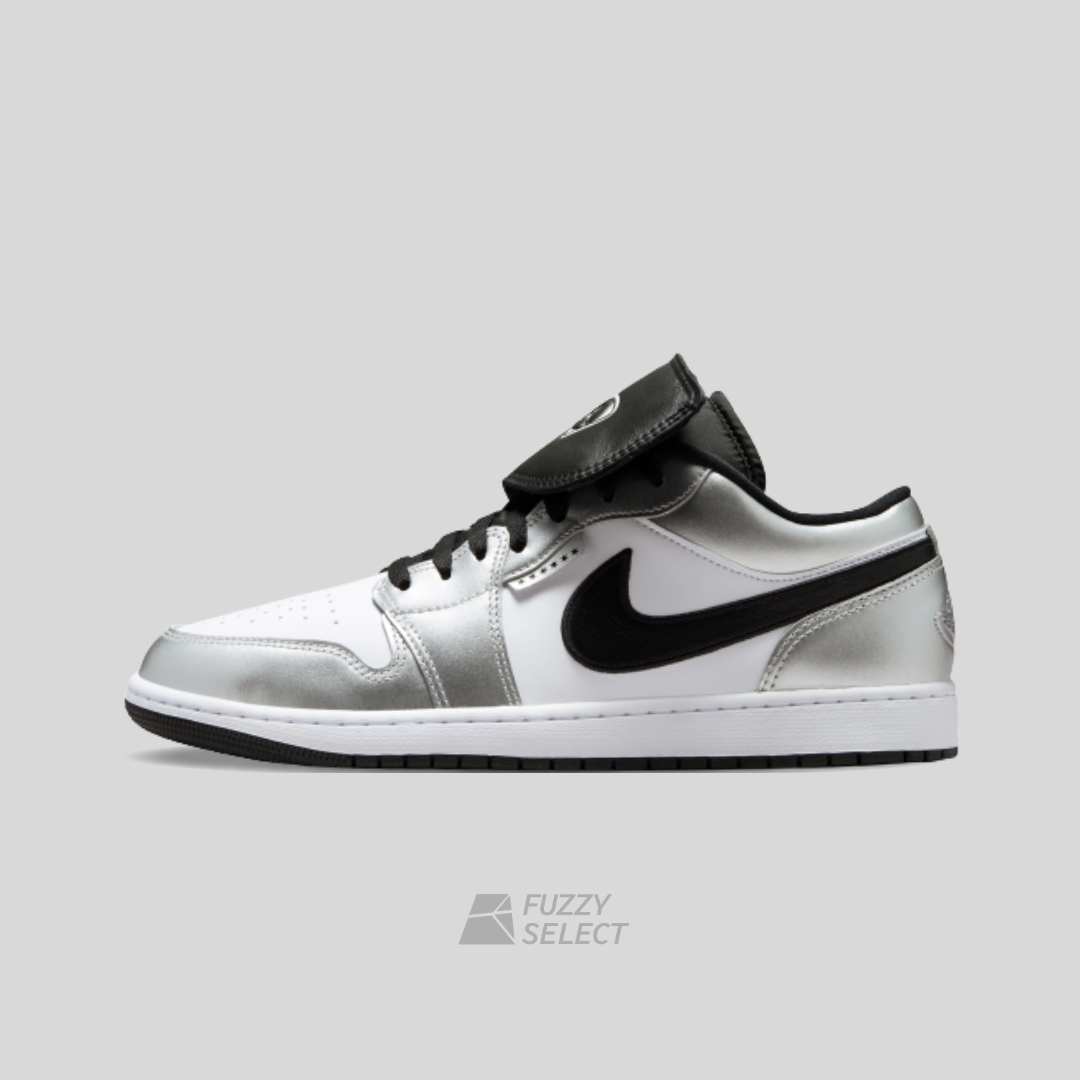 【逢甲 FUZZY】Air Jordan 1 Low "Metallic Silver Tiempo" IR2278-100