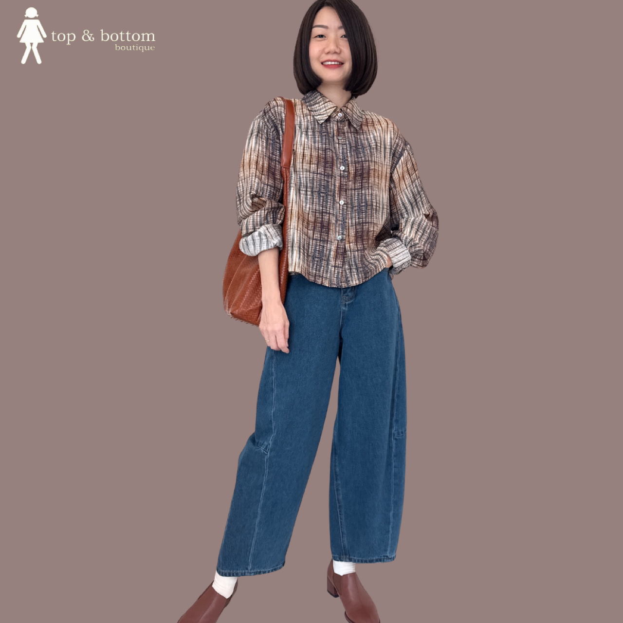 LONG SLEEVE PRINTED SHORT SHIRT
