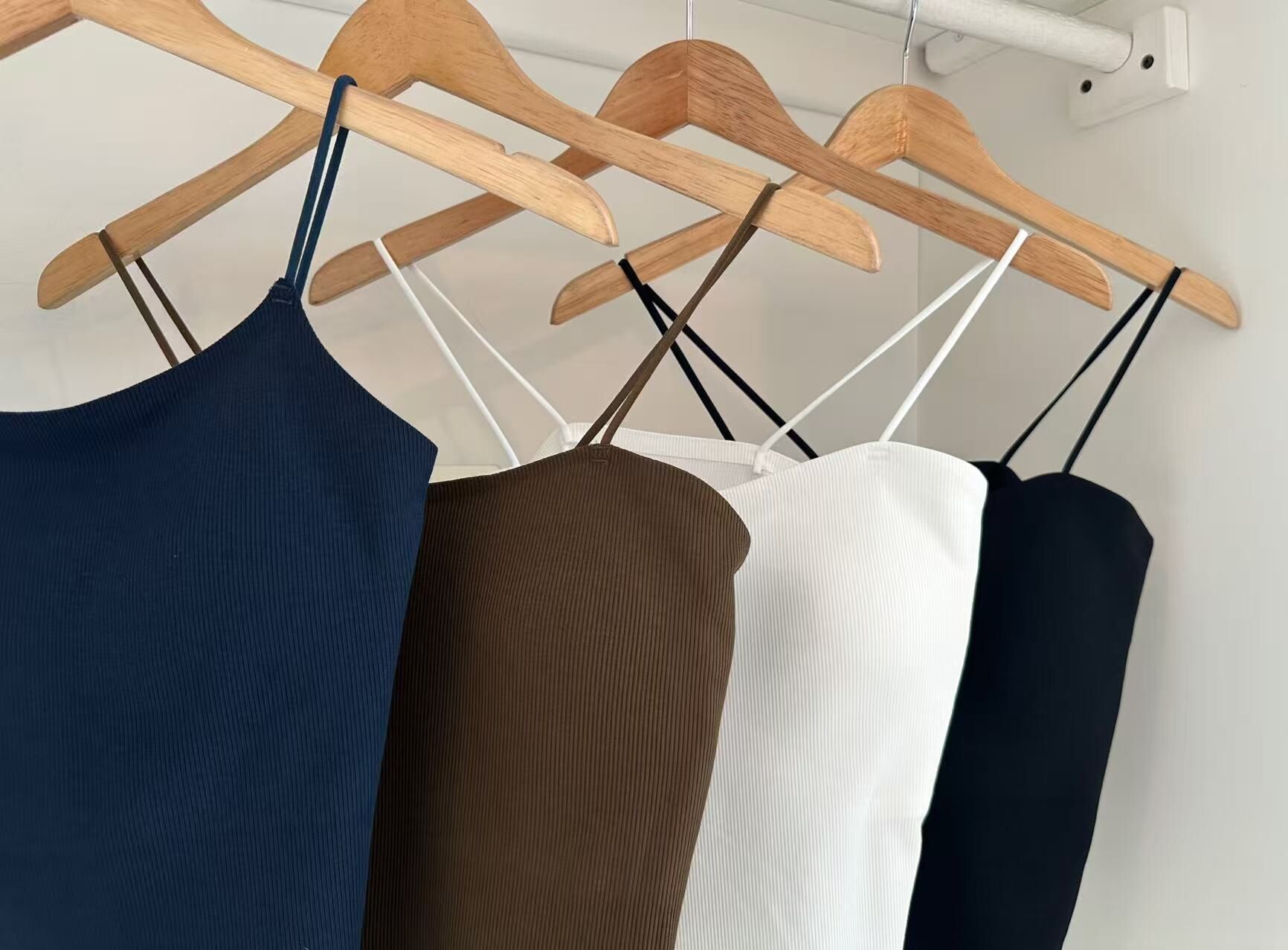 STRAP PADDED HIDDEN STRIPED CAMISOLE