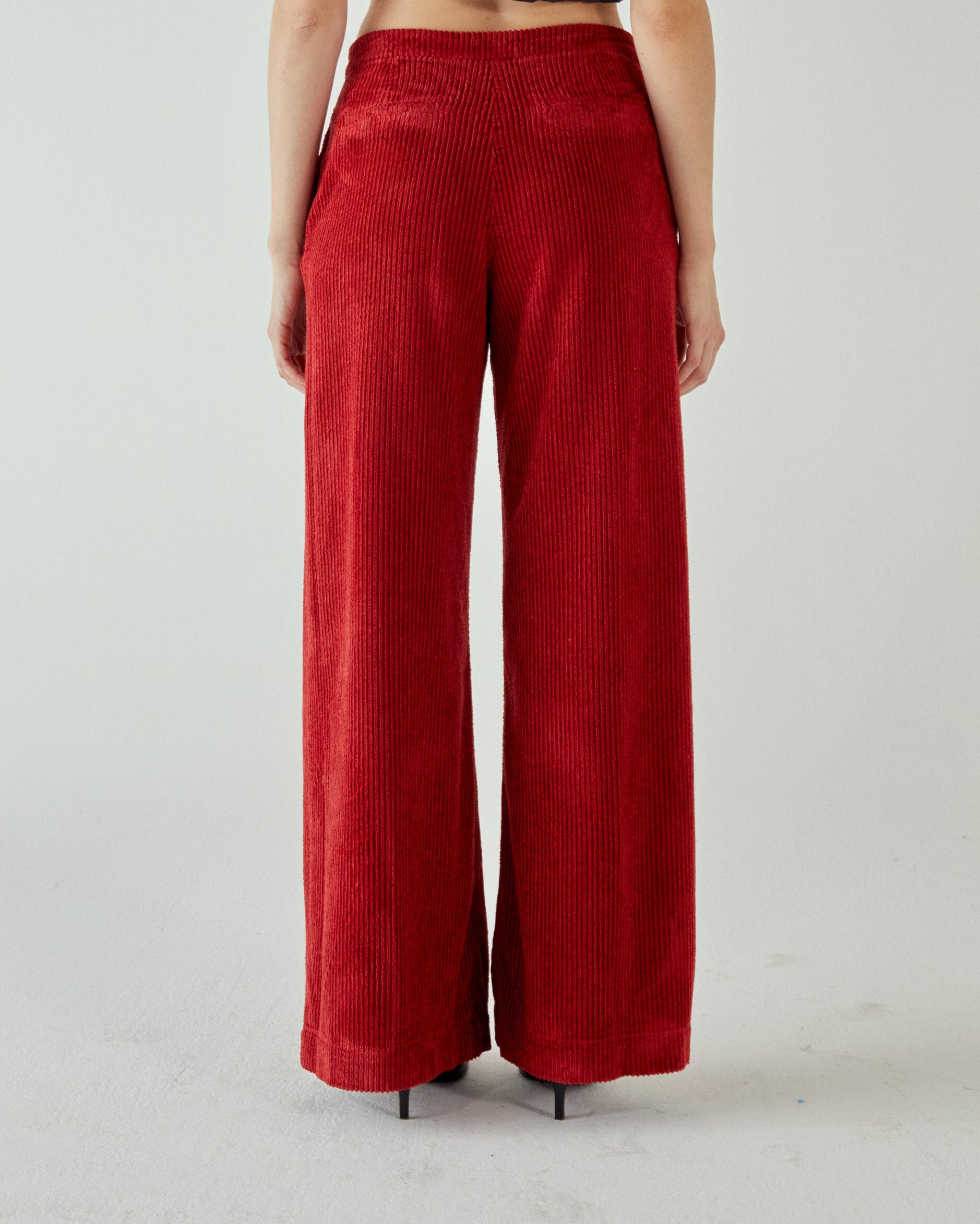 1SJ0503-050 [SHAFT JEANS] 弗萊爾深紅色 #CI1D34T6700 (EU)