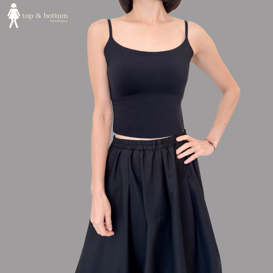 STRAP LYCRA SHORT CAMI TOP