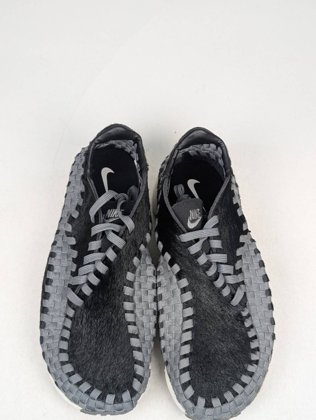 微瑕疵-左右腳中底泛黃 FB1959-001 W7 Nike Air Footscape W " Black Smoke Grey " 煙灰 編織 女鞋 男女段