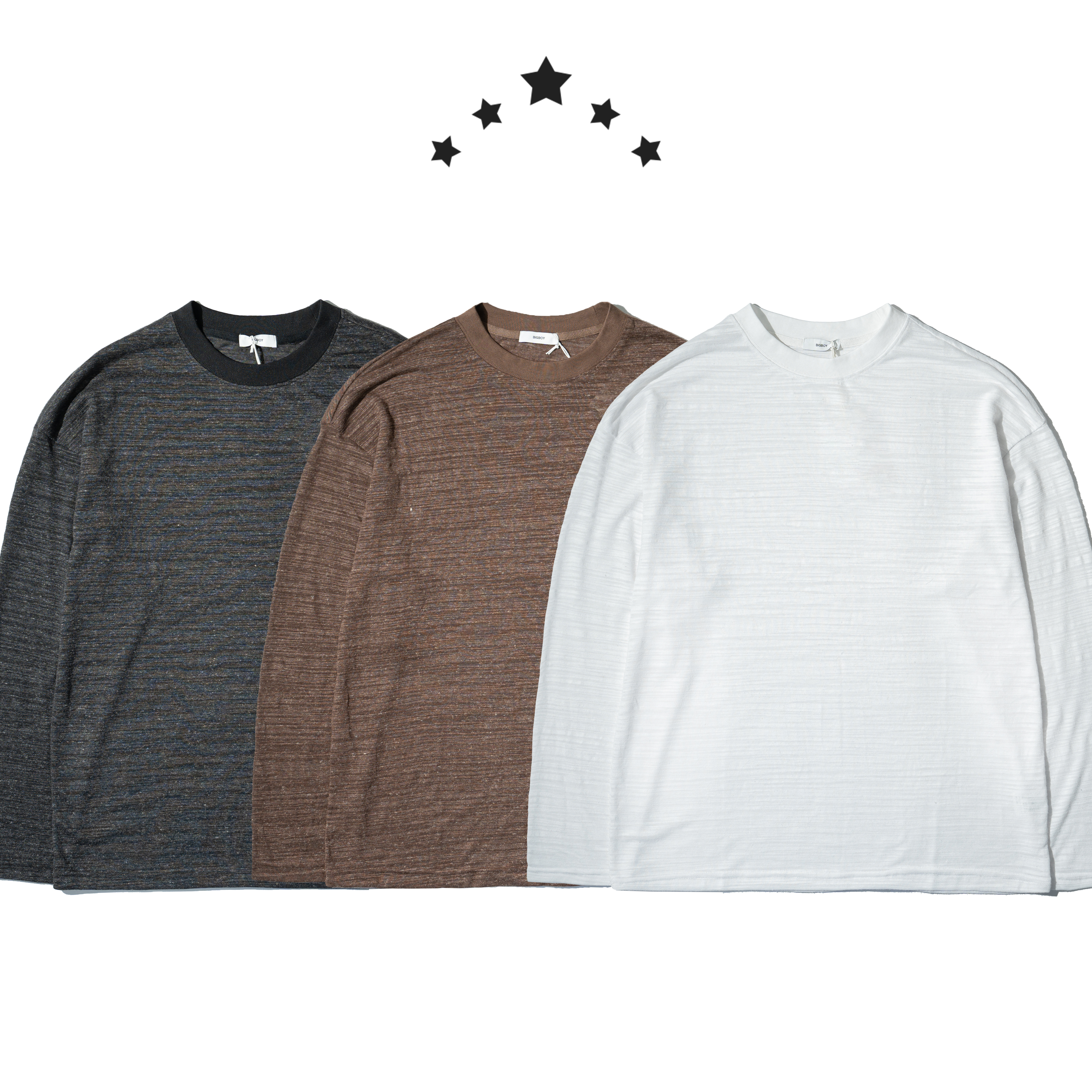 Slub Cotton LS Tee 竹節棉 長袖Tee [B-2610]