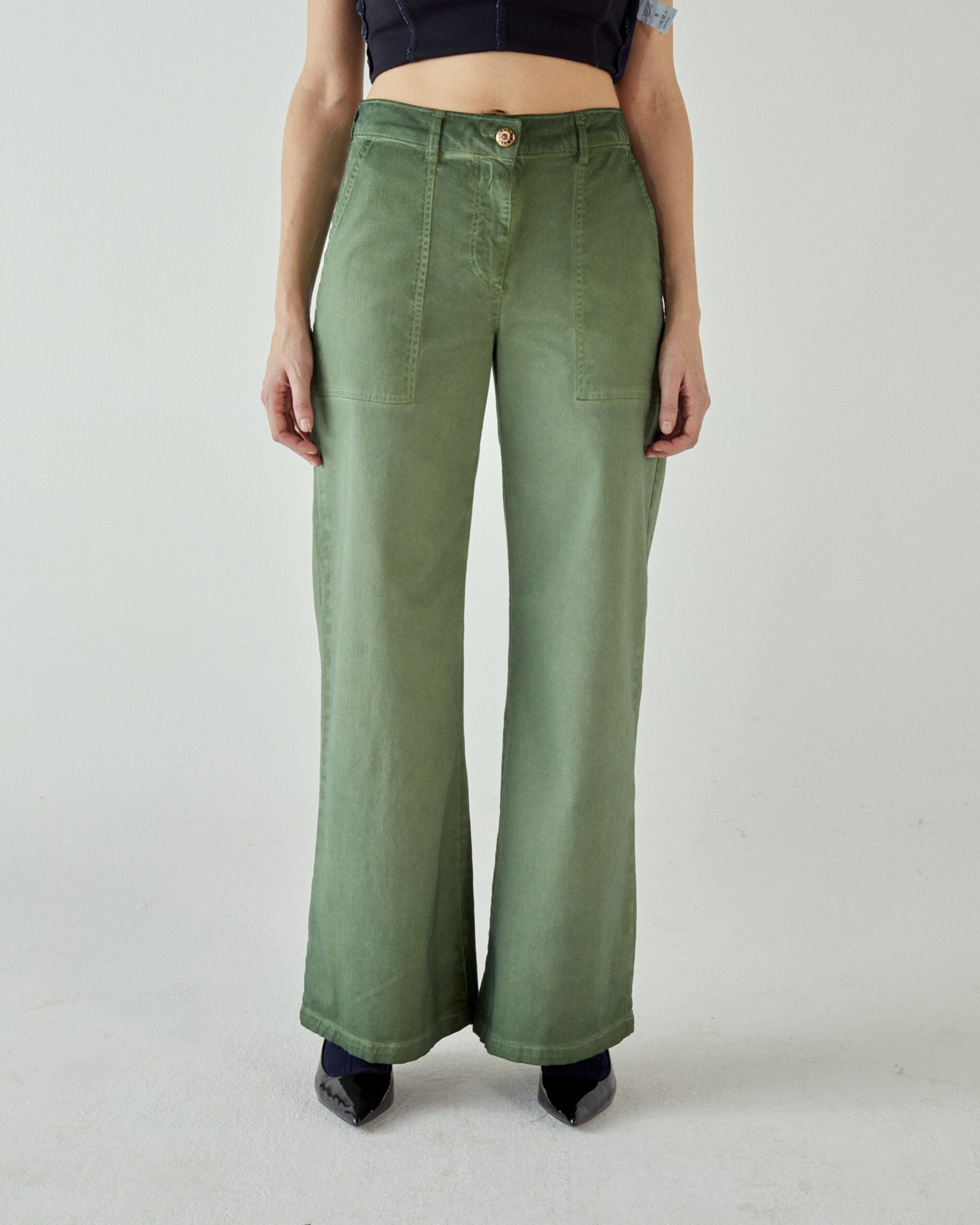 1SJ0503-059 [SHAFT JEANS] 弗萊爾疲勞森林 #CI1DAPT08J6 (EU)