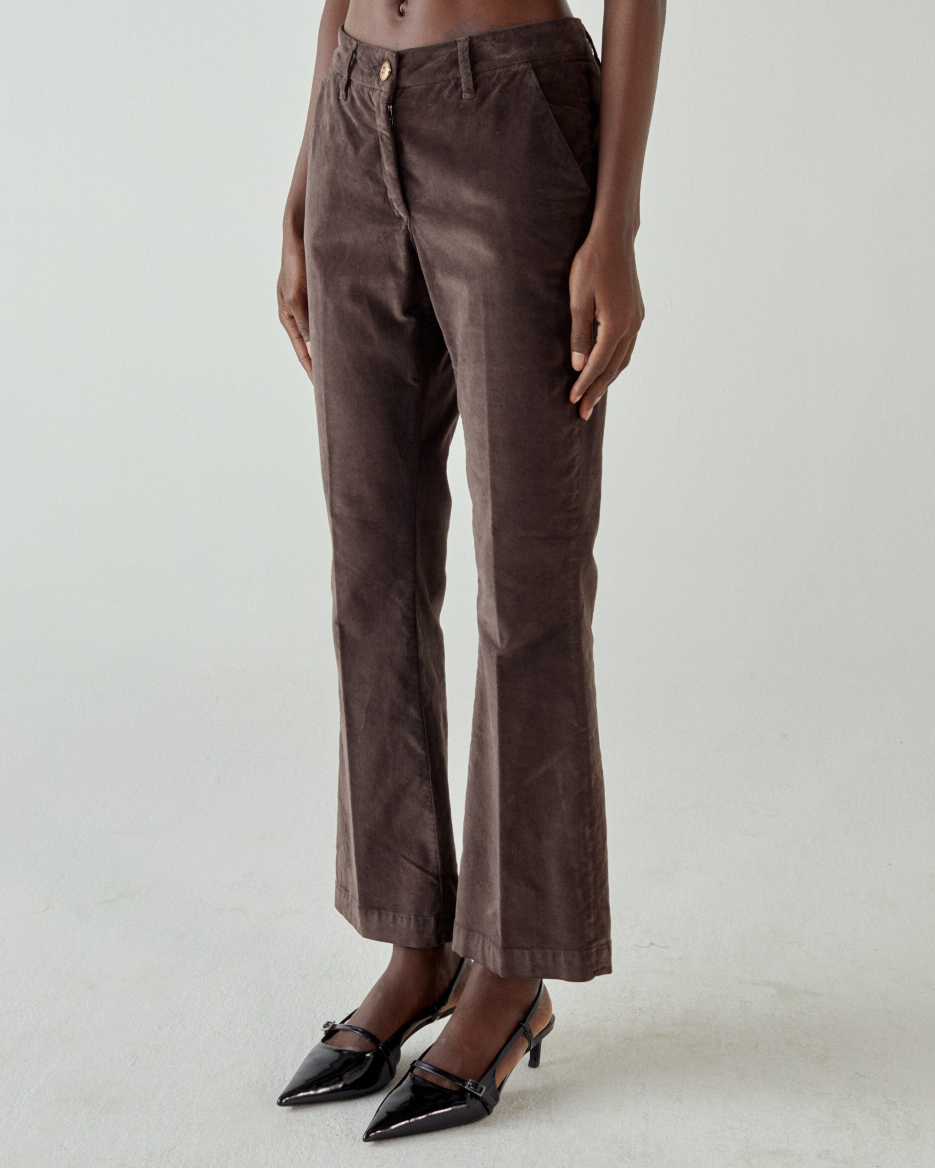 1SJ0503-065 [SHAFT JEANS] 皮諾奇。馬克里巧克力 #CI1DD9T1000 (EU)