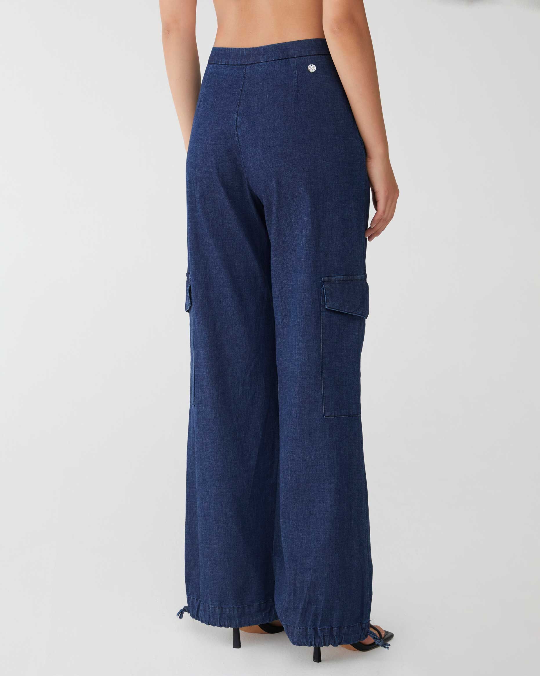 1SJ0503-069 [SHAFT JEANS] Cargo Laccio 牛仔布 #CP1D1SD4524 (EU)
