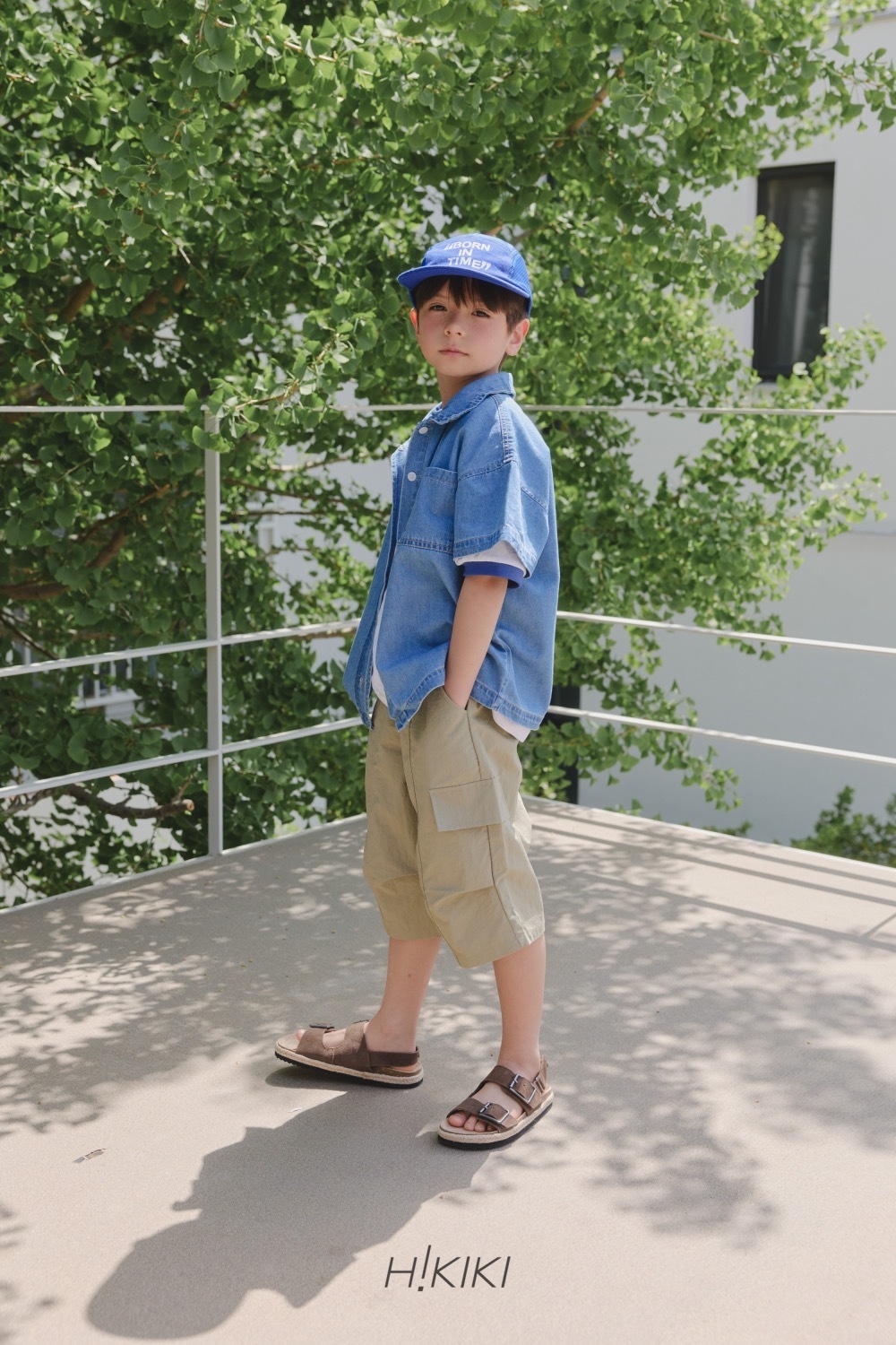 Hikiki 夏日丹寧襯衫