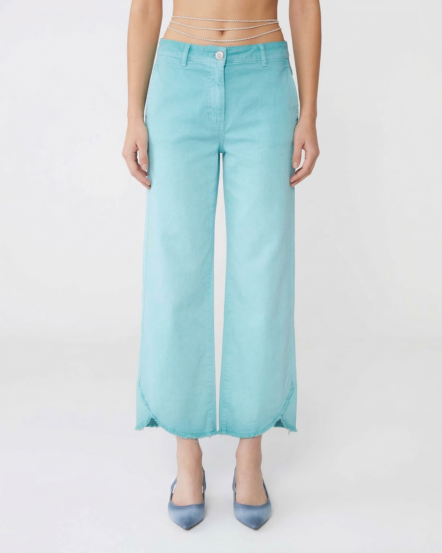 1SJ0503-074 [SHAFT JEANS] 馬裡蘭祖母綠 #CP1D5RT31P3 (EU)